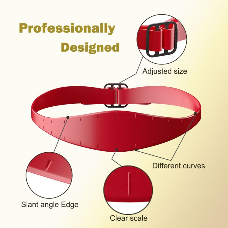 GO042 Adjustable Haircut Trimmer Ruler Neck Hair Trimmer Strap Shaving Styling Template(Blue) - free shipping - PMC TechLife - Order now!