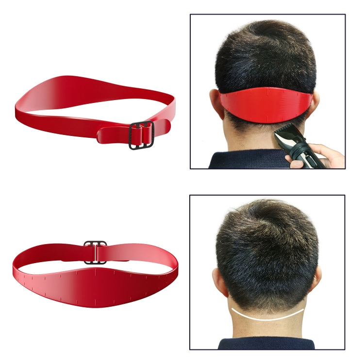 GO042 Adjustable Haircut Trimmer Ruler Neck Hair Trimmer Strap Shaving Styling Template(Blue) - free shipping - PMC TechLife - Order now!