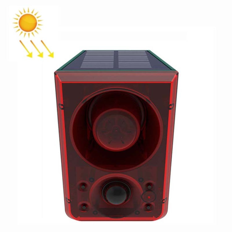N911N Solar Alarm Infrared Sensor Sound And Light Blast Warning Light Animal Repeller(English Version) - Alarm System by PMC TechLife | Online Shopping South Africa | PMC TechLife