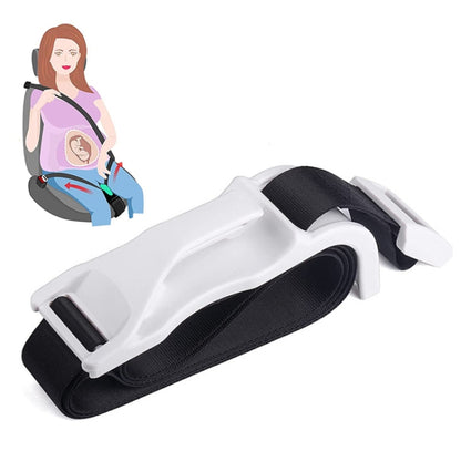 Pregnant Car Seat Belt Anti Stranglehold Belly Protection Fetal Regulator(White) - Seat Belts & Padding by PMC Jewellery | Online Shopping South Africa | PMC Jewellery | Buy Now Pay Later Mobicred