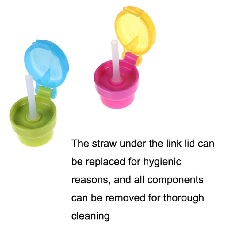 2pcs CJ07205 Baby Straw Lids Portable Drinking Straw Lids for Children(Green) - Drinking Tools by PMc TechLife | Online Shopping South Africa | PMc TechLife | Buy Now Pay Later Mobicred