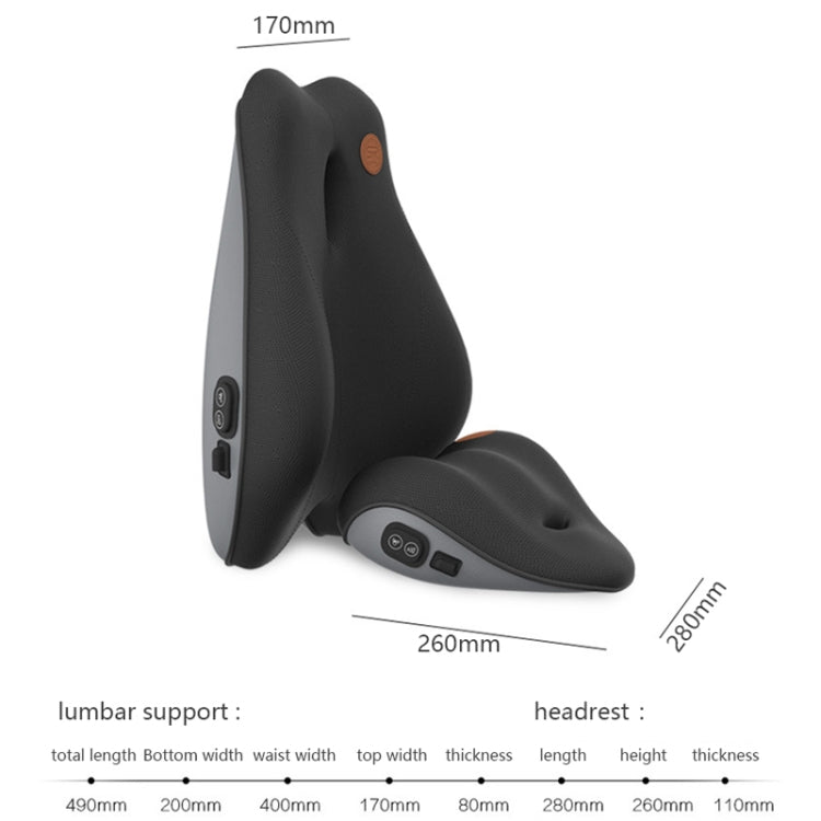 SR-21 Car Lumbar Cushion Headrest Seat Memory Foam Accessories, Style: Ordinary Headrest (Gray) - Seat Accessories by PMC TechLife | Online Shopping South Africa | PMC TechLife | Buy Now Pay Later Mobicred