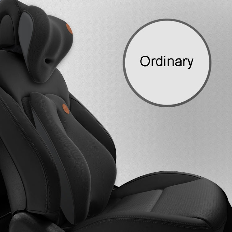 SR-21 Car Lumbar Cushion Headrest Seat Memory Foam Accessories, Style: Ordinary Lumbar Support (Black) - Seat Accessories by PMC TechLife | Online Shopping South Africa | PMC TechLife | Buy Now Pay Later Mobicred