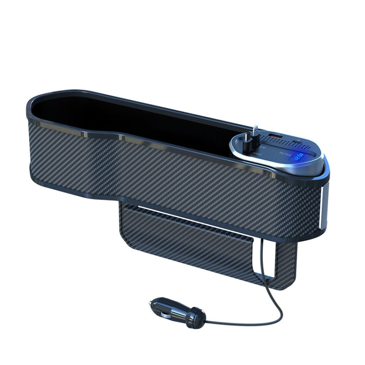 Vehicle Seat Gap Storage Box Organizer Front Seat Console Side Pocket ,Spec: No Wireless Charging Ordinary Wire - Stowing Tidying by PMC TechLife | Online Shopping South Africa | PMC TechLife | Buy Now Pay Later Mobicred