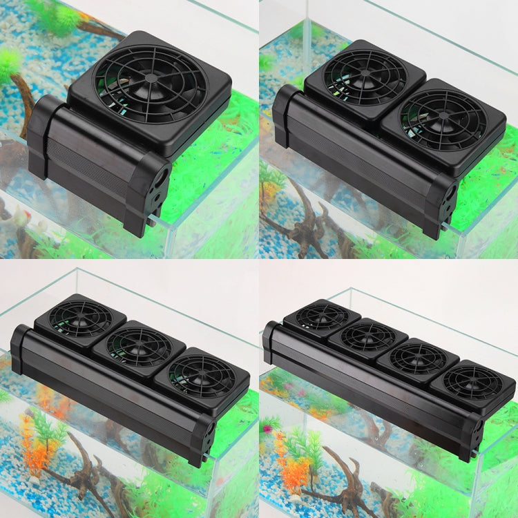 Fish Tank Cooling Fan Cooling Silent Aquarium Fan, Specification: 4 Head EU Plug - Fish Tanks & Accessories by PMC Jewellery | Online Shopping South Africa | PMC Jewellery