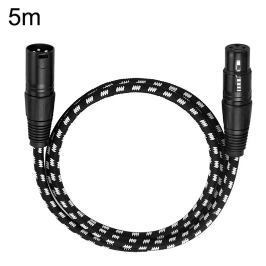 KN006 5m Male To Female Canon Line Audio Cable Microphone Power Amplifier XLR Cable(Black) - Microphone Audio Cable & Connector by PMC Jewellery | Online Shopping South Africa | PMC Jewellery | Buy Now Pay Later Mobicred