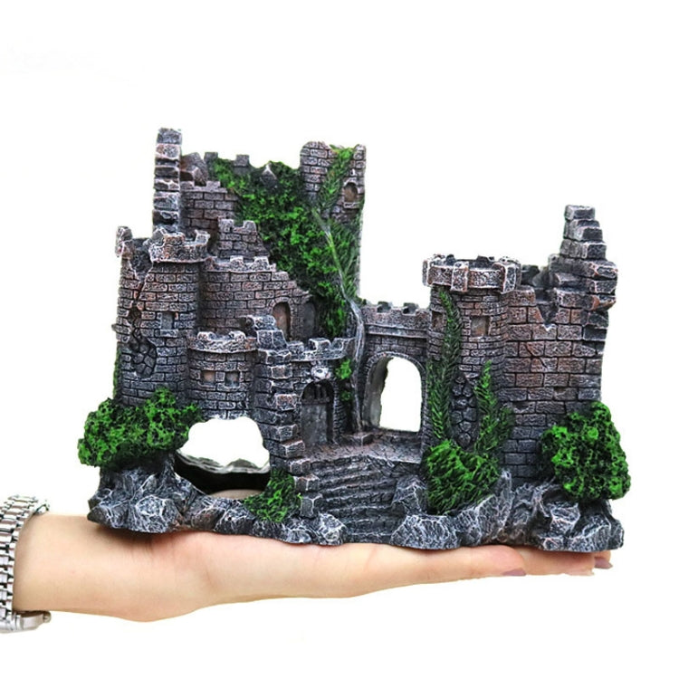 Fish Tank Ancient Castle Resin Decoration Aquarium Cavern Building Decoration - Fish Tank Decoration by PMC Jewellery | Online Shopping South Africa | PMC Jewellery