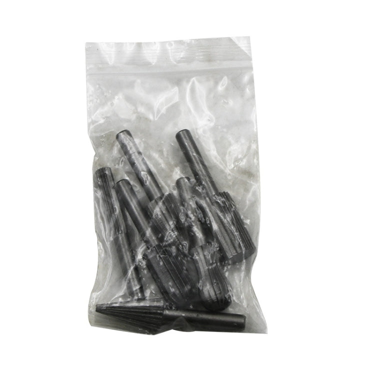Hard High Carbon Steel Rotary Carving Knife Abrasive Processing Grinding Head Set(6pcs/set) - Burin &Cutting Knife by PMc TechLife | Online Shopping South Africa | PMc TechLife | Buy Now Pay Later Mobicred