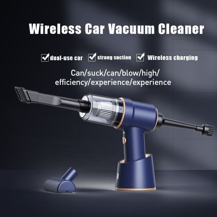 Small Wireless Charging Car Vacuum Cleaner Handheld High Power Vacuum Cleaner, Sort by color: 117C-Blue - Vacuum Cleaner by PMC TechLife | Online Shopping South Africa | PMC TechLife | Buy Now Pay Later Mobicred