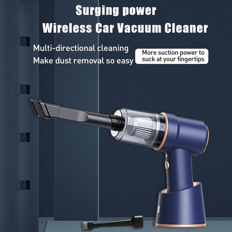 Small Wireless Charging Car Vacuum Cleaner Handheld High Power Vacuum Cleaner, Sort by color: 117C-Black - Vacuum Cleaner by PMC TechLife | Online Shopping South Africa | PMC TechLife | Buy Now Pay Later Mobicred