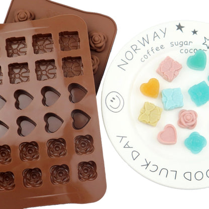 2pcs Silicone Chocolate Mold Jelly Christmas Candy Cake Mould, Style: Shell - Food Molds by PMC Jewellery | Online Shopping South Africa | PMC Jewellery