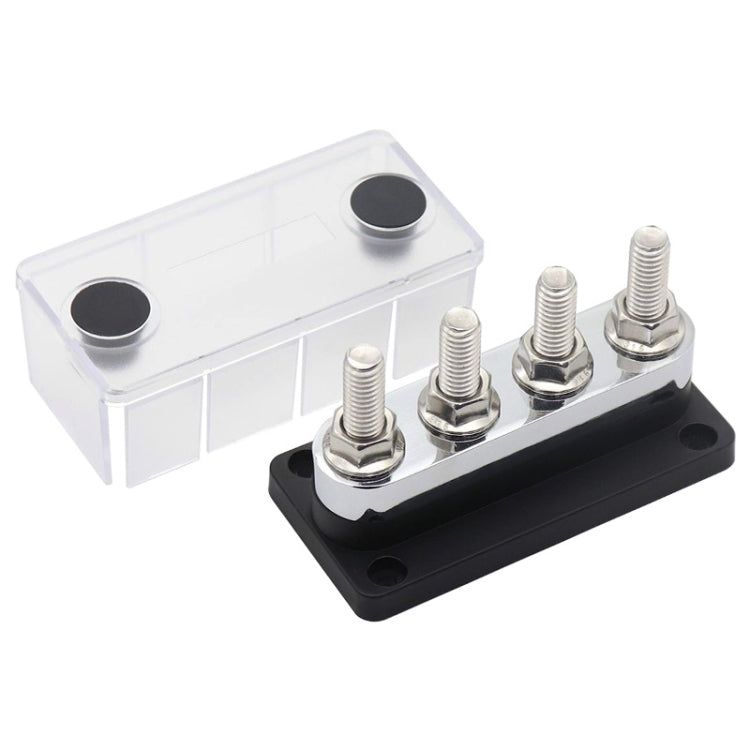 600A 48V RV&Ship Modification 4-way Large Electric DC Busbar(AOA4713C-M10) - Marine Accessories & Parts by PMC TechLife | Online Shopping South Africa | PMC TechLife | Buy Now Pay Later Mobicred