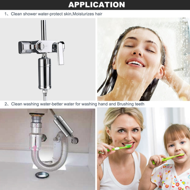 WHEELTON WHT-SF003 Bath Home Water Purifier Shower Water Filter - Shower Head by PMc TechLife | Online Shopping South Africa | PMc TechLife | Buy Now Pay Later Mobicred