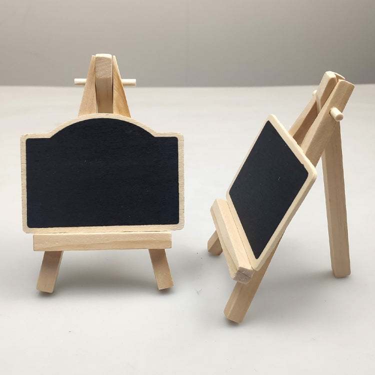 Small Party Shop Message Blackboard Ornaments Pine Tripod Decorative Message Board(Rectangle) - Message Boards by PMC TechLife | Online Shopping South Africa | PMC TechLife