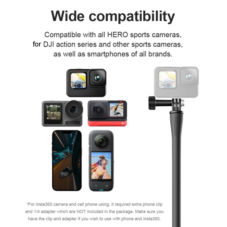 TELESIN Flexible Mount Bracket Octopus Tripod For Mini Action Camera and Mobile Phone,Spec: Only Bracket - Holder by TELESIN | Online Shopping South Africa | PMC TechLife