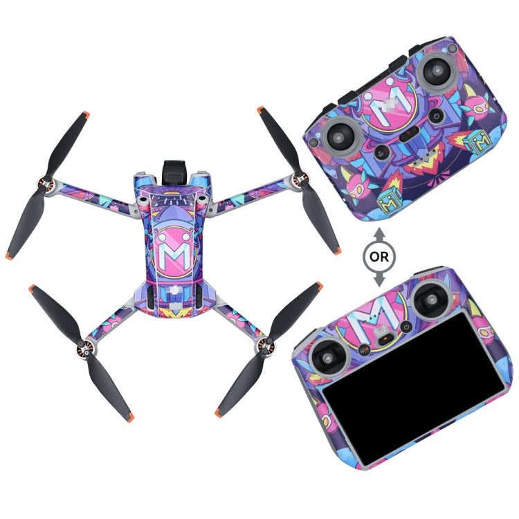 For DJI Mini 3 Pro Remote Control Body Sticker ,Spec: RC-N1 Without Screen(Rocket Ship) - Stickers by RCSTQ | Online Shopping South Africa | PMC Jewellery | Buy Now Pay Later Mobicred