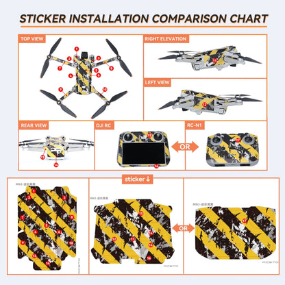 For DJI Mini 3 Pro Remote Control Body Sticker ,Spec: RC With Screen(Domineering Eagle) -  by RCSTQ | Online Shopping South Africa | PMC Jewellery | Buy Now Pay Later Mobicred