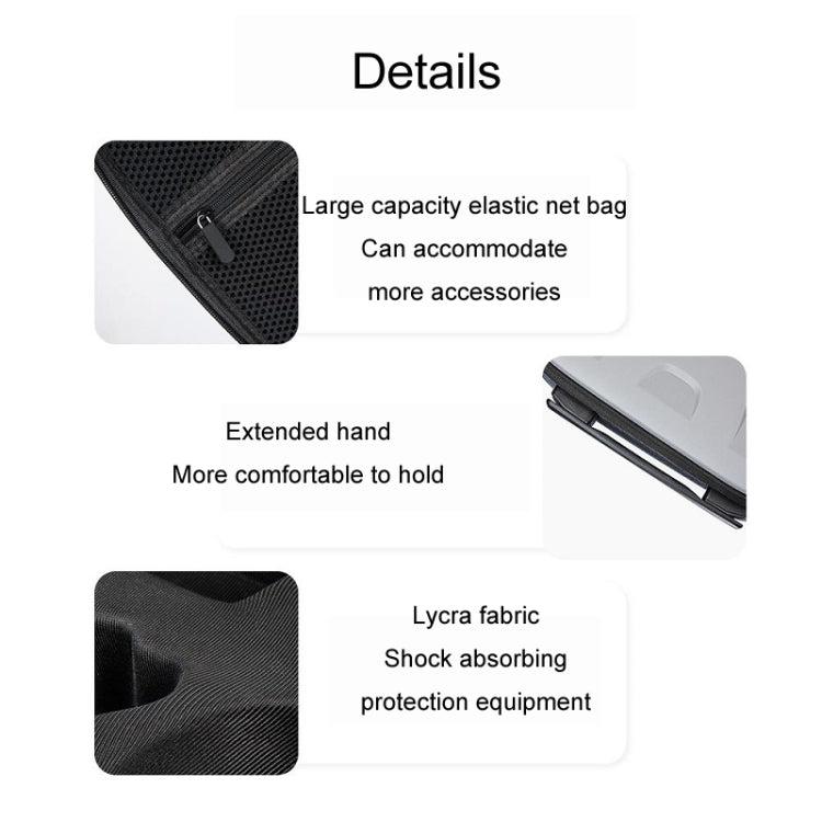 For DJI Mini 3 Pro RCSTQ Remote Control Portable Storage Bag(Grey) - free shipping - PMC TechLife - Order now!