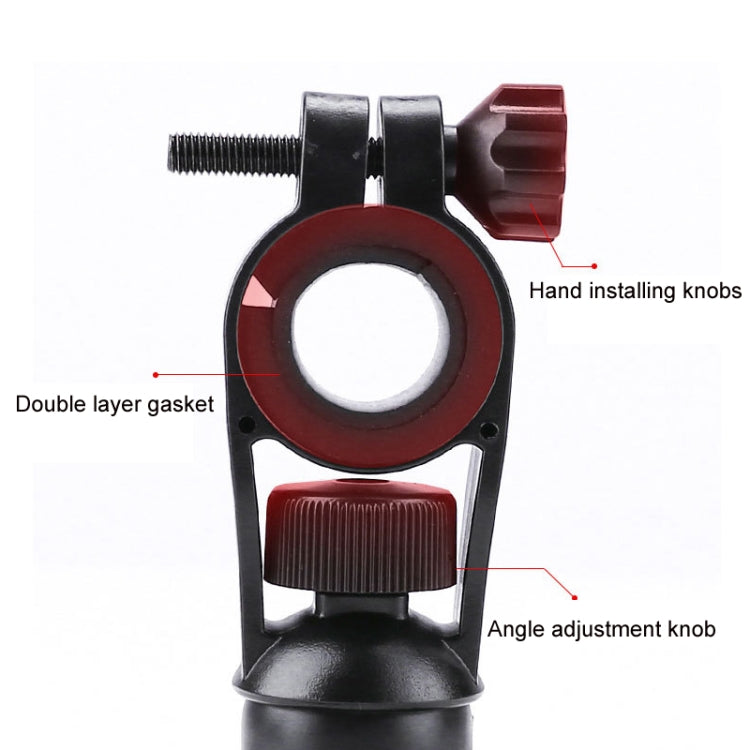Electric Bike Motorcycle Bicycle Riding Shockproof Navigation Bracket, Color: Black For Rearview Mirror - Holders by PMC TechLife | Online Shopping South Africa | PMC TechLife | Buy Now Pay Later Mobicred