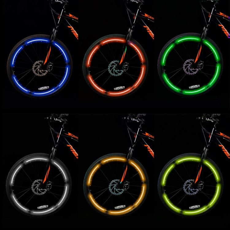 10pcs Reflective Stickers For Bicycle Rims Riding Equipment Accessories(Yellow) - Decorative Accessories by PMC TechLife | Online Shopping South Africa | PMC TechLife | Buy Now Pay Later Mobicred