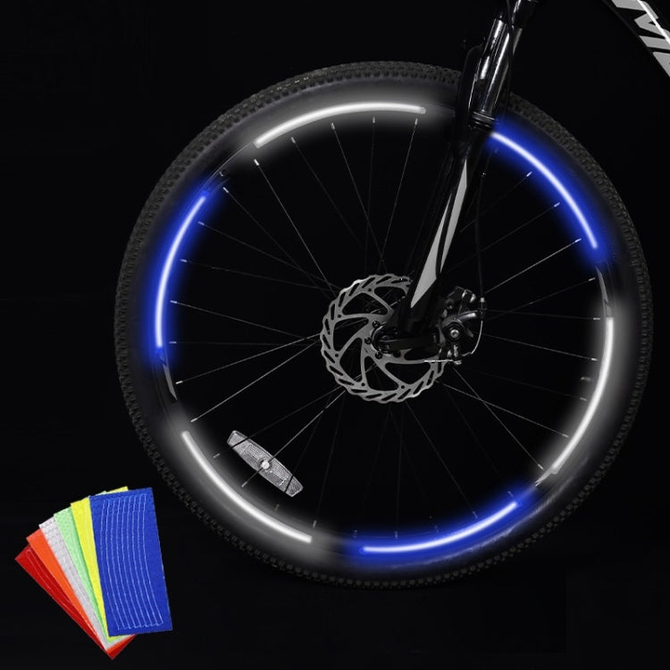 10pcs Reflective Stickers For Bicycle Rims Riding Equipment Accessories(Yellow) - Decorative Accessories by PMC TechLife | Online Shopping South Africa | PMC TechLife | Buy Now Pay Later Mobicred