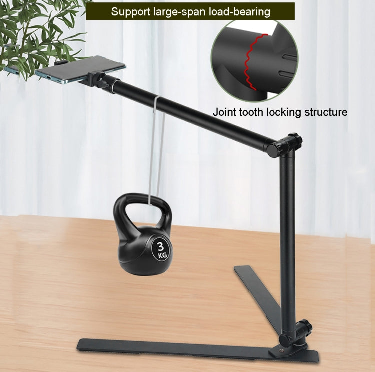 DT-06 Desktop Overlook Mobile Phone Bracket Camera Fill Light Universal Foldable Bracket - Stand by PMC TechLife | Online Shopping South Africa | PMC TechLife | Buy Now Pay Later Mobicred