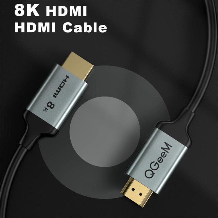 QGeeM QG-AV17 HDMI To HDMI Connection Cable Support 8K&60Hz 3m Length - Cable by QGeeM | Online Shopping South Africa | PMC Jewellery | Buy Now Pay Later Mobicred