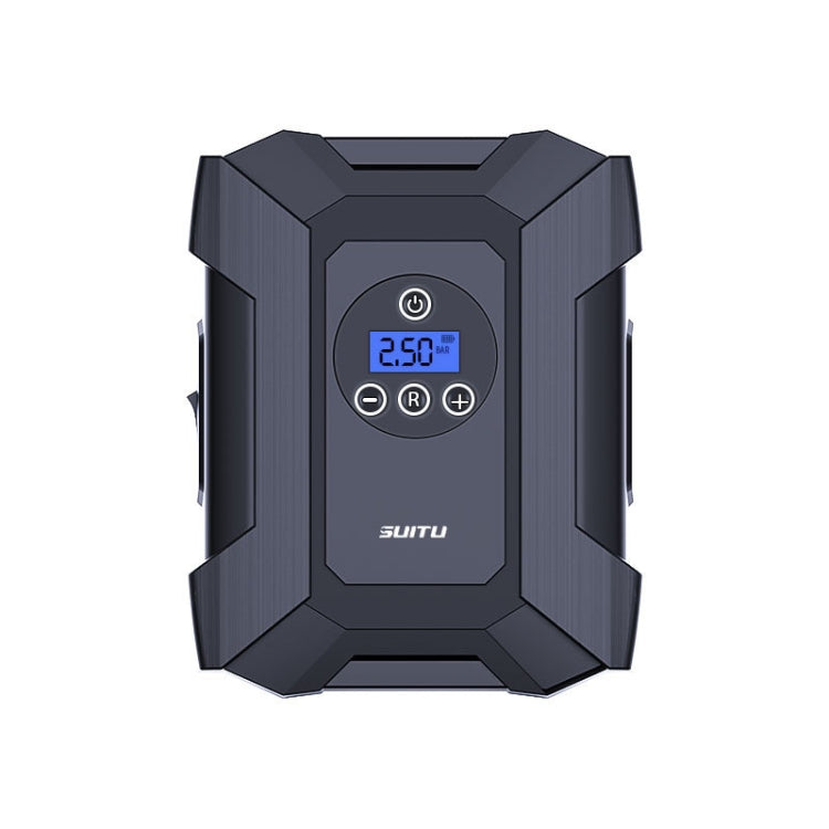 SUITU  ST-818  DC 12V Wired Car Air Pump Tire Inflator With LED Lighting Pointer Model+Toolbox - free shipping - PMC TechLife - Order now!