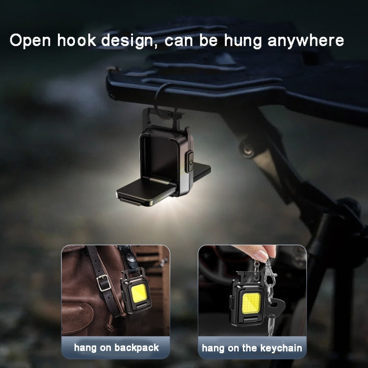 Double Sided COB Flashlight Mini Keychain Light Camping Light Without Stand - Mini Flashlight by PMC Jewellery | Online Shopping South Africa | PMC Jewellery | Buy Now Pay Later Mobicred