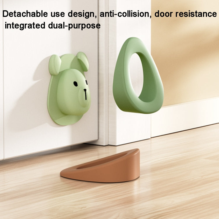 Cartoon Silicone Door Stopper Anti-Collision Door Blocker(Coffee) - Crash Pads by PMC TechLife | Online Shopping South Africa | PMC TechLife | Buy Now Pay Later Mobicred