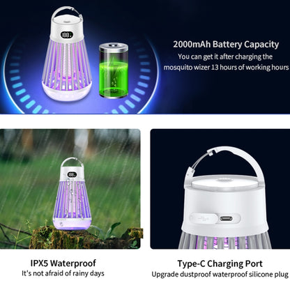 J03 Multi-Functional Digital Display Electric Mosquito Light Portable Home And Outdoor Camping Mosquito Killer(Black) - Repellents by PMC Jewellery | Online Shopping South Africa | PMC Jewellery | Buy Now Pay Later Mobicred