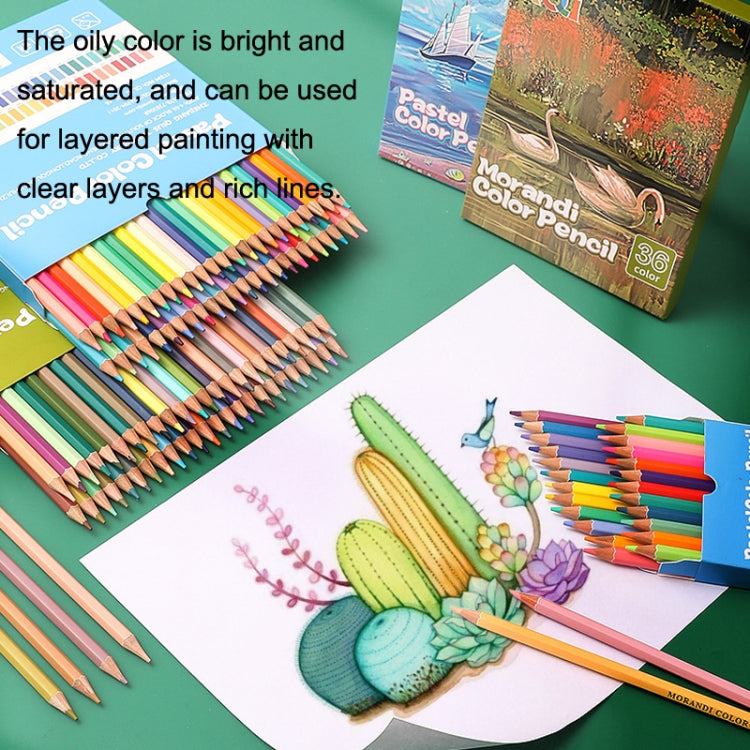 24 Colors Oily Bright Color Pencil Studio Special Set Macaron - Art Supplies by PMC TechLife | Online Shopping South Africa | PMC TechLife | Buy Now Pay Later Mobicred