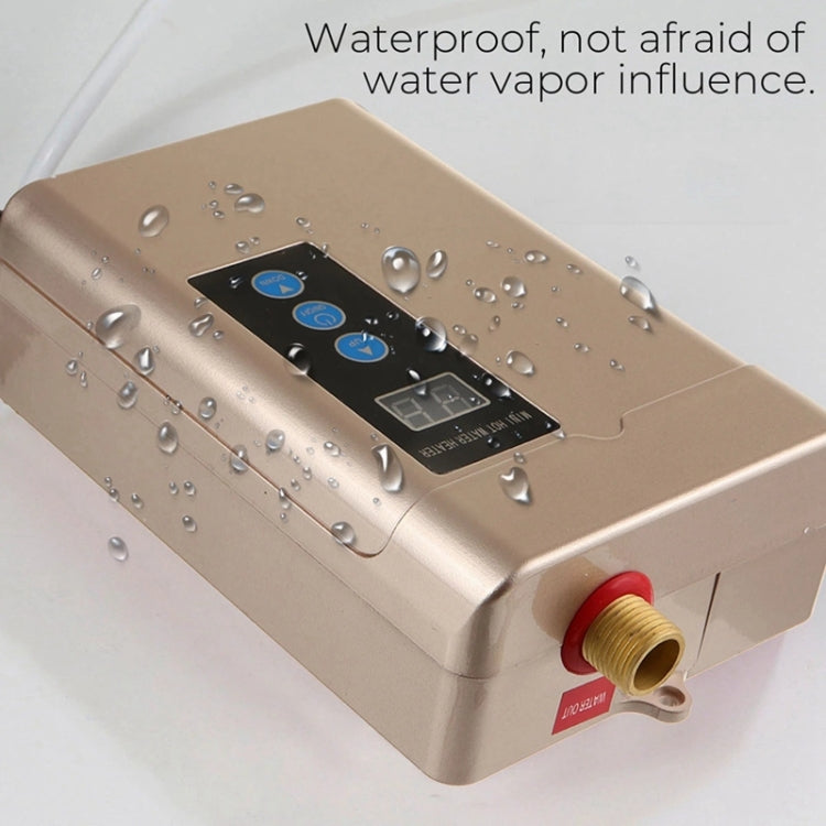 US Plug 3000W  Electric Water Heater With Remote Control Adjustable Temperate(White) - free shipping - PMC TechLife - Order now!