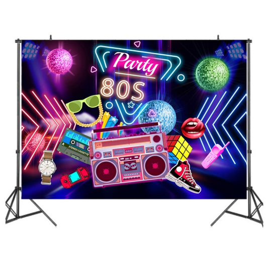 150x100cm Vintage Graffiti Party Decoration Photography Background Cloth - Birthday Party by PMC Jewellery | Online Shopping South Africa | PMC Jewellery