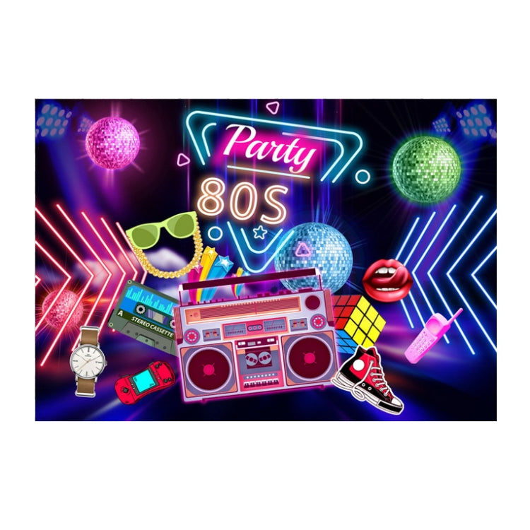 150x100cm Vintage Graffiti Party Decoration Photography Background Cloth - Birthday Party by PMC Jewellery | Online Shopping South Africa | PMC Jewellery