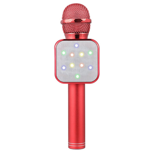 WS-1818 LED Light Flashing Microphone Self-contained Audio Bluetooth Wireless Microphone(Red) - Microphone by PMC Jewellery | Online Shopping South Africa | PMC Jewellery | Buy Now Pay Later Mobicred