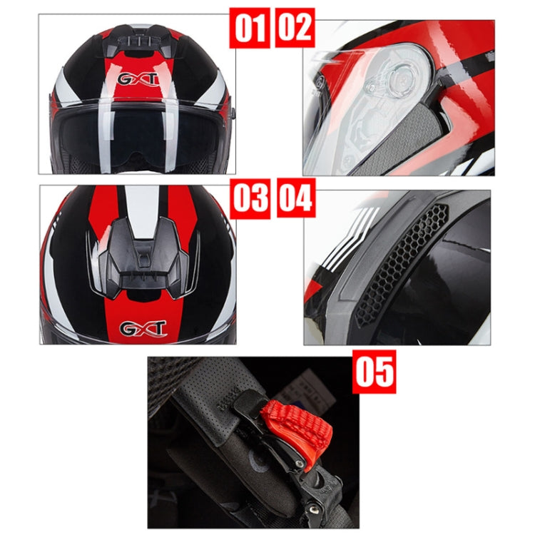 GXT Electric Vehicle Four Seasons Sun Protection & Windshield Double Lens Helmet, Size: M(Matt Black) - free shipping - PMC TechLife - Order now!