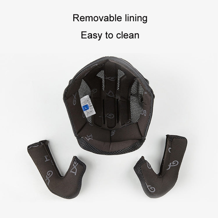 GXT Electric Vehicle Four Seasons Sun Protection & Windshield Double Lens Helmet, Size: L(Bright Black) - free shipping - PMC TechLife - Order now!