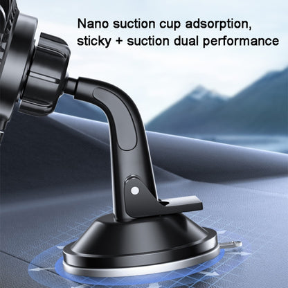 SUITU  12V/24V Mini Car Fan USB Charging Single Head Fan 360 Degree Cooling Fan, Style: Suction Cup Model - Heating & Fans by SUITU | Online Shopping South Africa | PMC Jewellery | Buy Now Pay Later Mobicred