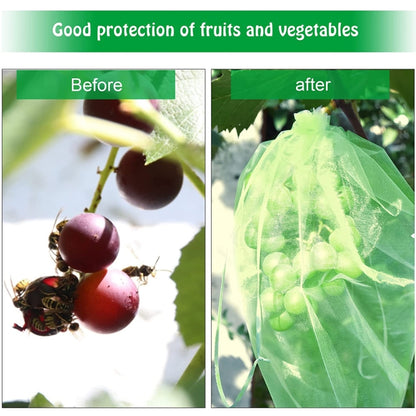 100pcs /Pack  Fruit Protection Bag Anti-Insect And Anti-Bird Net Bag 15 x 20cm(White) - Plant Support & Care by PMC Jewellery | Online Shopping South Africa | PMC Jewellery