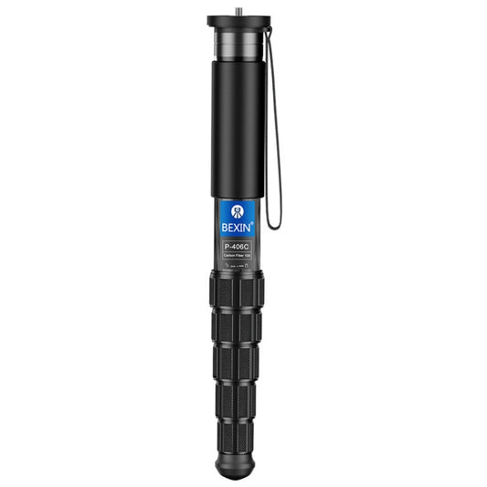 BEXIN P406CF-S Carbon Fiber Monopod Travel Shooting Mobile Phone Live Selfie Bracket Retractable Portable Monopod - Monopods by BEXIN | Online Shopping South Africa | PMC Jewellery | Buy Now Pay Later Mobicred