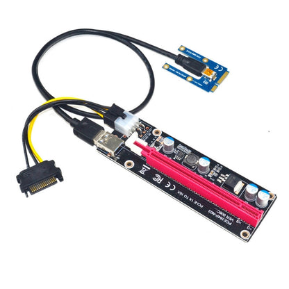 PCE164P-N03 VER006C Mini PCI-E 1X To 16X Riser For Laptop External Image Card, Spec: Blackboard 6pin - Add-on Cards by PMC Jewellery | Online Shopping South Africa | PMC Jewellery