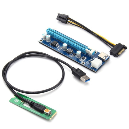 PCE164P-N03 VER006C Mini PCI-E 1X To 16X Riser For Laptop External Image Card, Spec: M2 To 6pin - Add-on Cards by PMC Jewellery | Online Shopping South Africa | PMC Jewellery | Buy Now Pay Later Mobicred