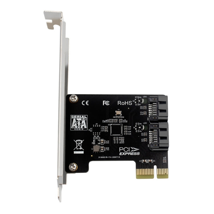 PCIE 2 Port SATA 3.0 Expansion Card 6Gbps Computer Desktop Chassis Conversion Card - free shipping - PMC TechLife - Order now!