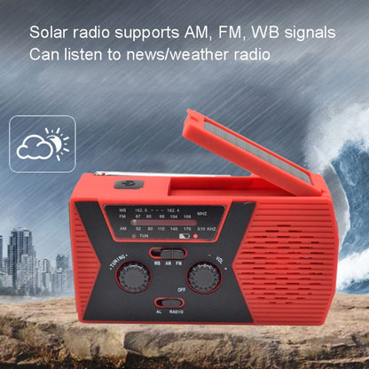 AM/FM/NoAA 2000mAh Emergency Radio Portable Hand Crank Solar Powered Radio(Green) - Radio Player by PMC Jewellery | Online Shopping South Africa | PMC Jewellery | Buy Now Pay Later Mobicred