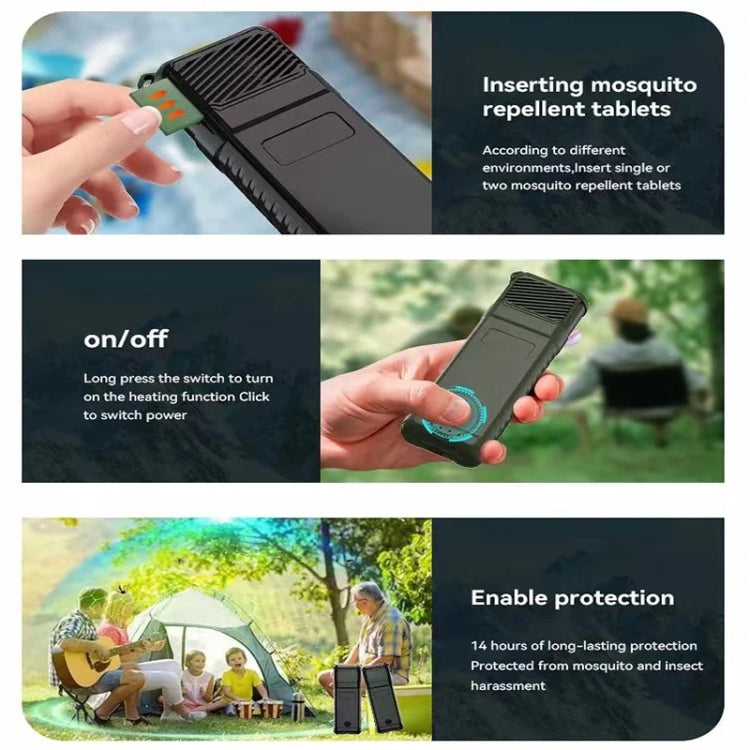 Outdoor Portable Multipurpose Repeller Lighting Power Bank Function(Black) - Outdoor Insect Repellent by PMC Jewellery | Online Shopping South Africa | PMC Jewellery | Buy Now Pay Later Mobicred