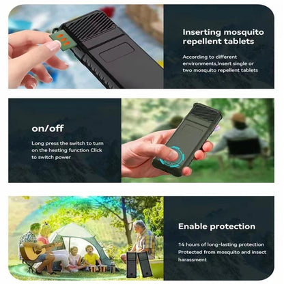 Outdoor Portable Multipurpose Repeller Lighting Power Bank Function(Black) - Outdoor Insect Repellent by PMC Jewellery | Online Shopping South Africa | PMC Jewellery | Buy Now Pay Later Mobicred