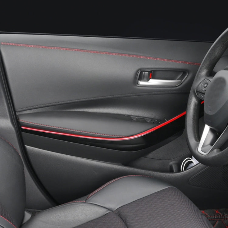 8m Car Center Console Interior Modification Leather Gap Strip(Black Blue) - Car Interior Mouldings by PMC TechLife | Online Shopping South Africa | PMC TechLife | Buy Now Pay Later Mobicred