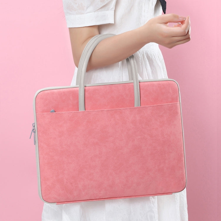 BUBM 14 Inch Full Open Laptop Bag(Pink) - free shipping - PMC Jewellery - Order now!