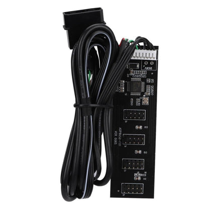 USB 2.0 9pin To 4 9pin Hub Internal Motherboard Header With 4pin Powered - USB 2.0 HUB by PMC Jewellery | Online Shopping South Africa | PMC Jewellery | Buy Now Pay Later Mobicred